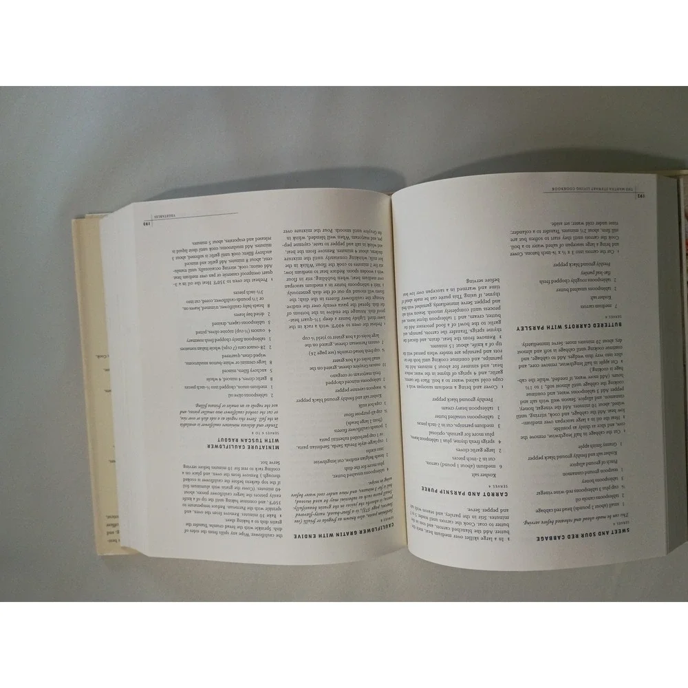 The Martha Stewart Living Cookbook 1200 Recipes Hardcover 2000 1st Edition